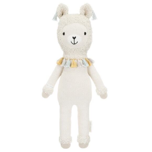 Cuddle + Kind Lucas the Llama Plush 21" Stuffed Animal Handmade Knitted Peruewrẽ - Picture 1 of 13